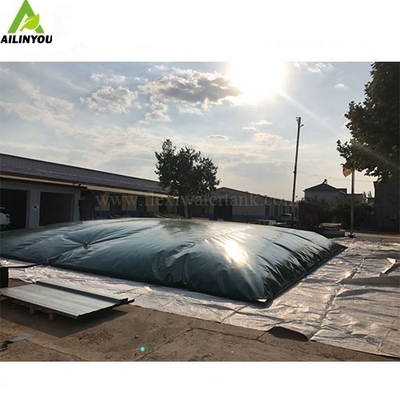Agriculture Large Square Foldable Collapsible Pvc/Tpu Tarpaulin Fabric Water Storage Bladders Tank