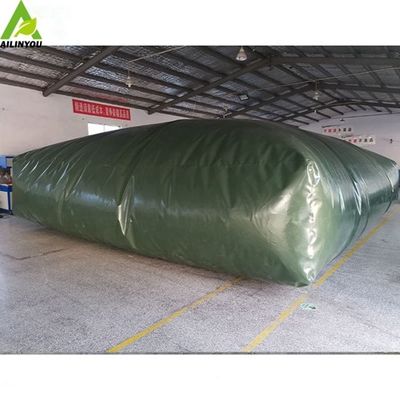 Flexible 100000liter Pvc Tarpaulin Fabric Water Storage Bladders Tank