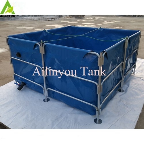 Factory price flexible fish farming tank aquaculture collapsible fish pond farm tank