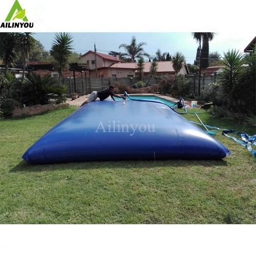 Rainwater tank Hot Selling 200000 Liter Portable Inflatable PVC Tarpaulin Flexible Water Storage Pillow Tank for Industr