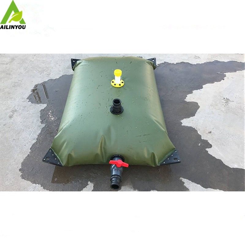 1000L collapsible plastic water tank pillow PVC irrigation storage tank
