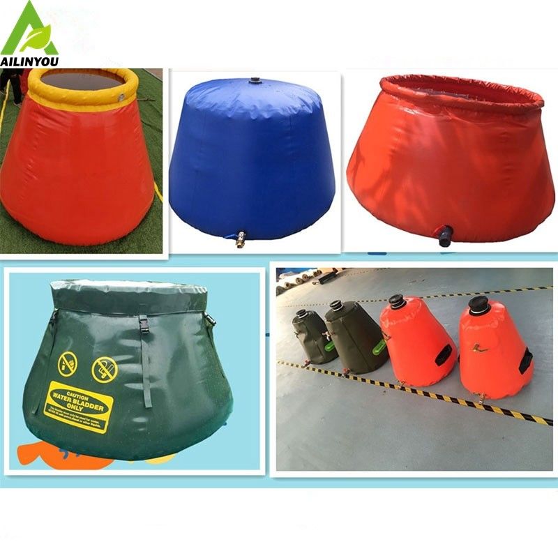 Collapsible onion water tanks, rainwater collection tanks, irrigation water bladder