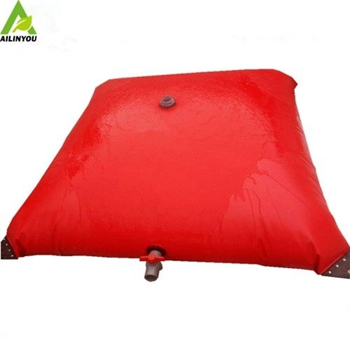 Factory  Sale  Large Collapsible PVC Tarpaulin Industrial Harvesting Storage Water Bladder Tank 5000L with cover