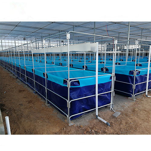 Foldable Round Pvc Tarpaulin Liner For Biofloc Fish Tank 10000 ltr Fish Farming Tank