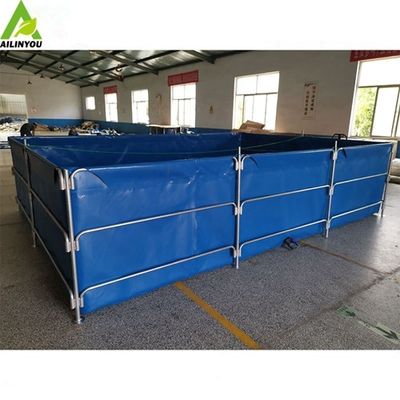 PVC Mobile 20000L Collapsible  Indoor  and Outdoor Tilapia Fish Farming Tanks