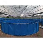 Collapsible PVC Tarpaulin Fish Tank Farming Backyard Round Fish Tank supplier
