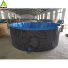 20000Litres PVC flexible wire mesh tank for  Fish farming tank  and water storage supplier