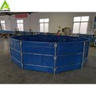 aquaculture fish tanks flexible and foldable pvc tarpaulin fish tank prawn farming equipment supplier