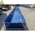 High Quality Tanque Para Acuicultura Portable Water Tank With Pump Pvc Fish Farming Tank supplier