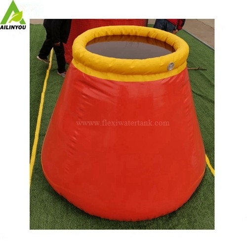 Whole Sale Collapsible Fire Fighting Water Tank Pvc Onion Shaped Bladder Tank Rain Water Collector Tank