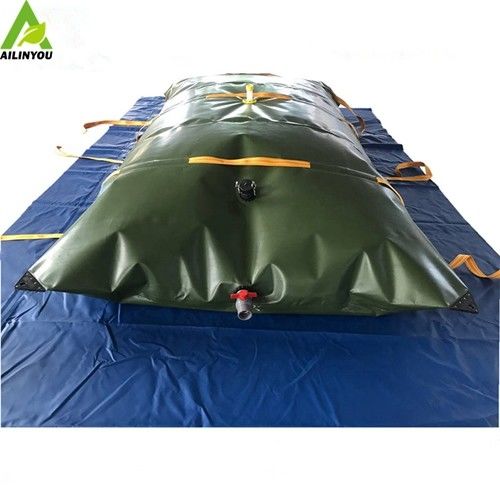 10000 Liter Pvc Tarpaulin Fabric Collapsible Water Bladder Tanks For Fire Fighting