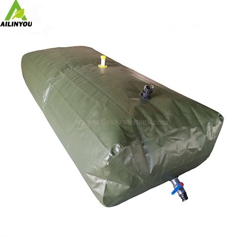 Ailinyou Good Quality Rainwater Storage Bladder Collapsible Square Water Tanks 5000 Liter for water treatment tank