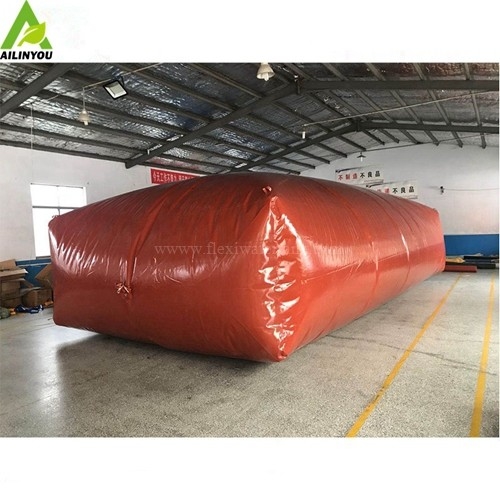 Chinese manufacturer PVC biogas bladder flexible red mud home use storage balloon biogas bag